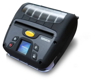 Мобильный принтер этикеток SEWOO LK-P400 (203 dpi, термопечать, USB, WLAN, Bluetooth, чёрный)