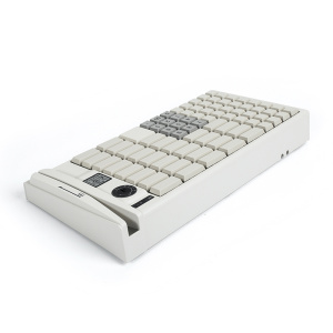 Клавиатура программируемая KB-PION306 (79 клавиш; PS/2; MSR123; ключ) бежевая, арт. PP30679_L_MSR123_PS/2_W фото 2