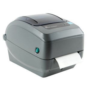 Принтер печати этикеток Zebra GK420t, термотрансферный принтер, 203 dpi, USB, LAN темно-серый фото 3