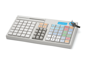 Программируемая клавиатура АТОЛ KB-76-KU (rev.2), черная, с ридером магнитных карт на 1-3 дорожки. фото 2