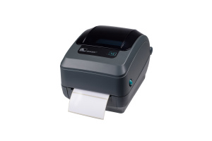 Принтер печати этикеток Zebra GK420t, термотрансферный принтер, 203 dpi, USB, LAN темно-серый фото 2