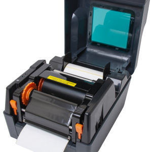 Принтер этикеток Poscenter TT-100 USE (термотрансферный; 203dpi; ширина ленты в диапазоне 1"- 4"; USB+Ethernet+RS232+LPT) фото 4