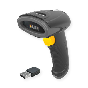 Беспроводной 2D сканер штрихкода Newland HR2081-BT Panga II, Bluetooth + 2.4ГГц, USB-HID, черный с радиотранспондером фото 3