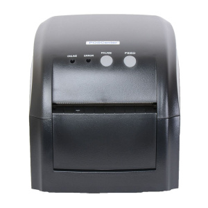 Принтер этикеток POScenter PC-80USE (прямая термопечать; 203dpi; 2"-3"; 150мм/сек; 4MB/8MB; USB, Ethernet, RS232) отделитель, черный фото 2